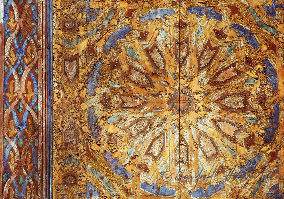 Azulejos in the Medersa Bou Inania
