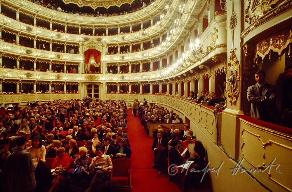 theatre Piccolo Scala with audience