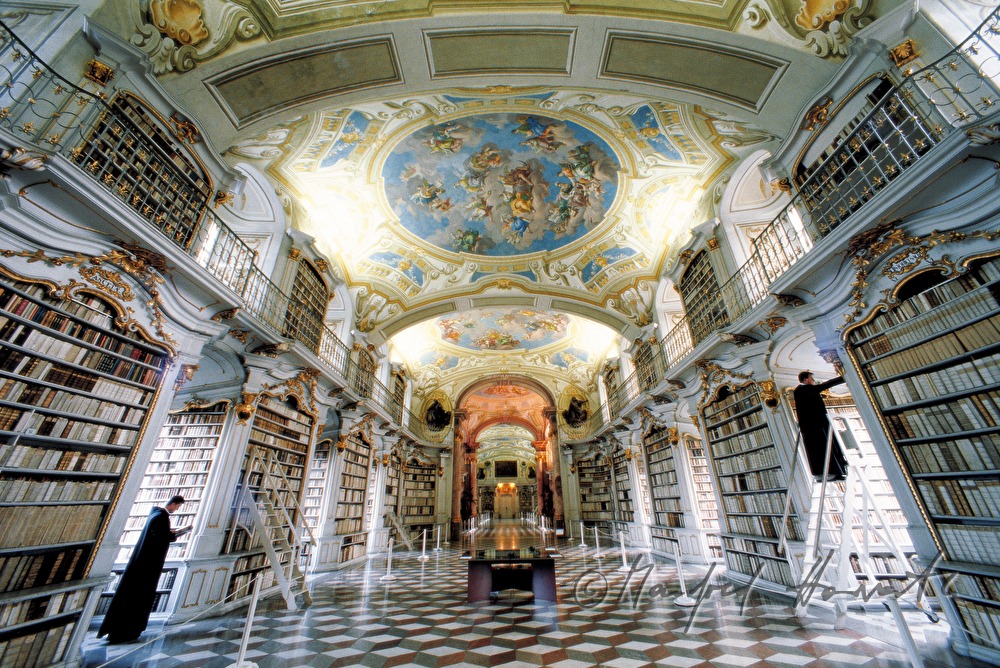 library of abbey St. Admont
