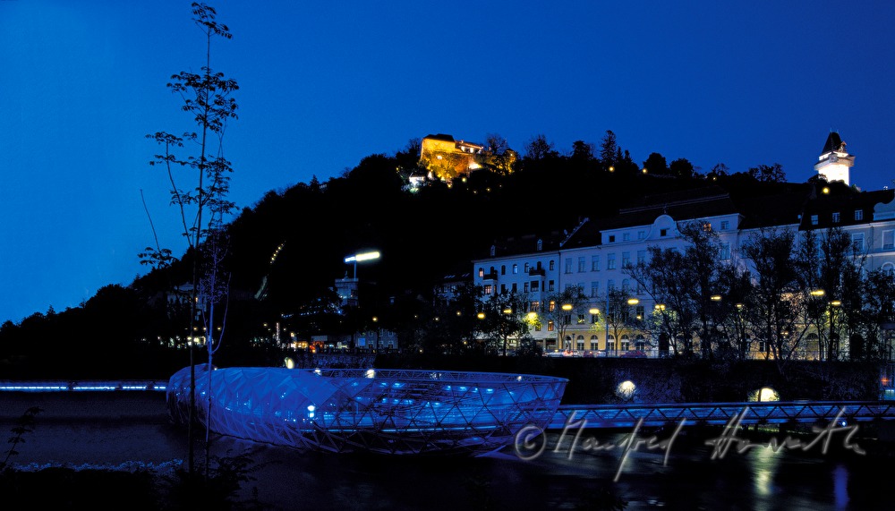 Schlossberg and clock-tower