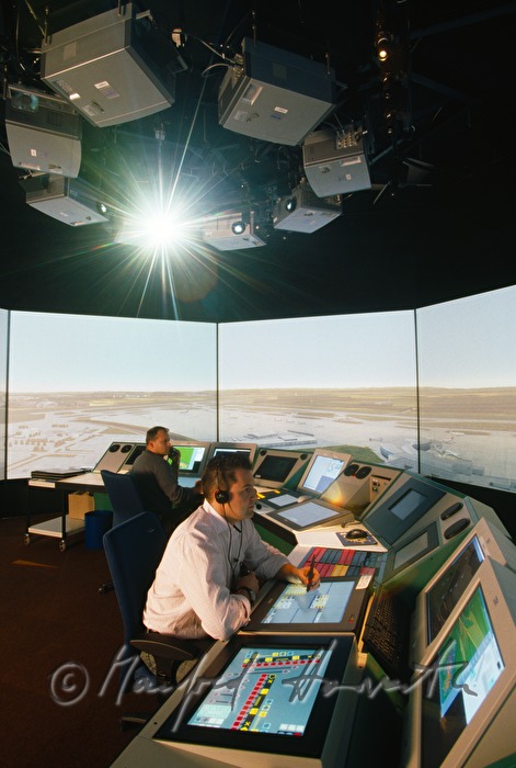 simulation room for training