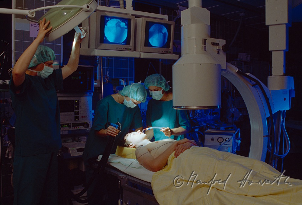 patient in the operation room