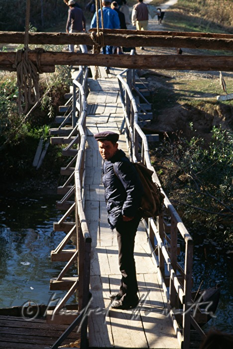 passenger waits for the boat