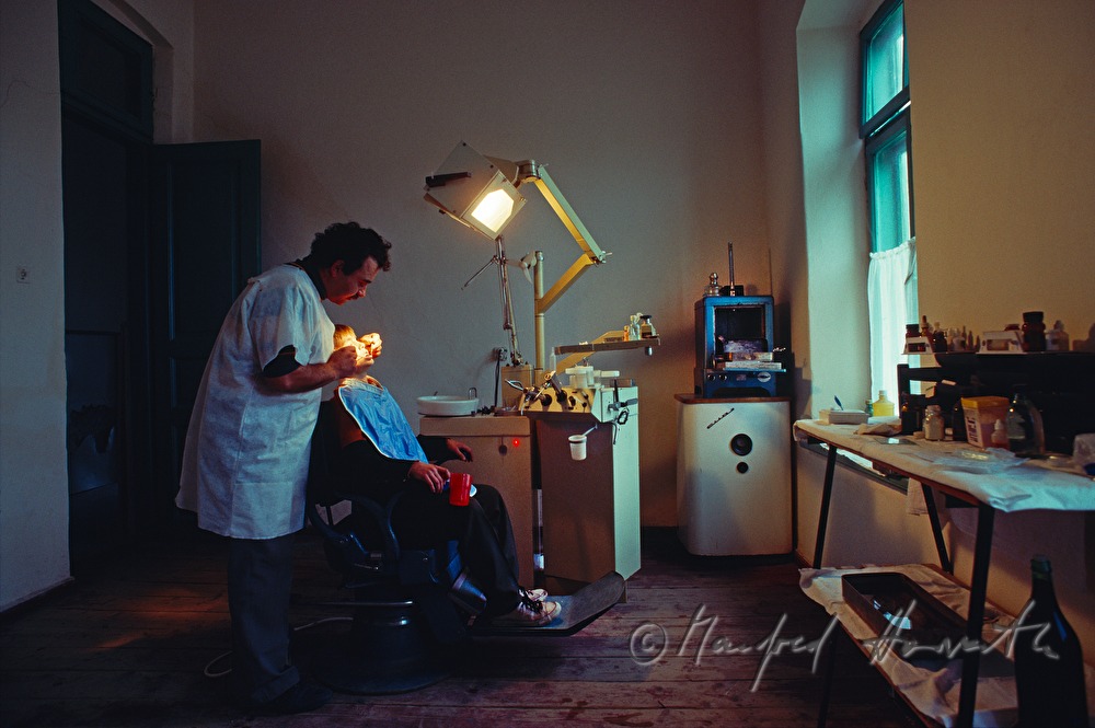 dentist and patient
