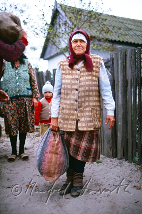 countrywoman with bag