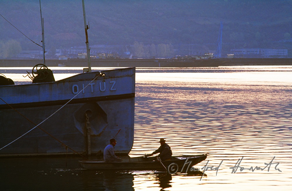 harbour and fishing boat