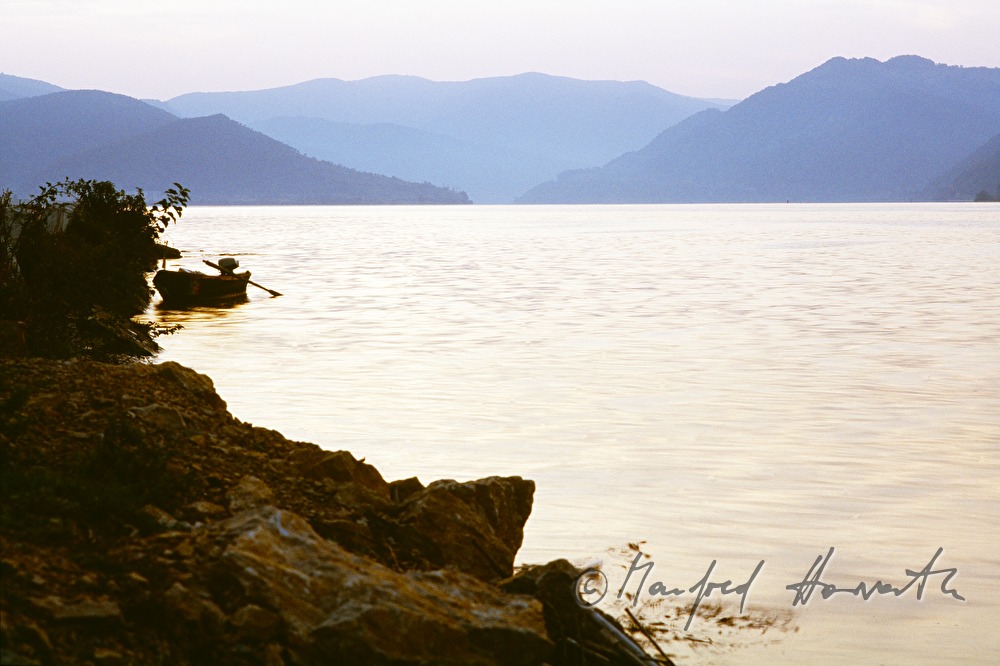 fishing boat near the shore