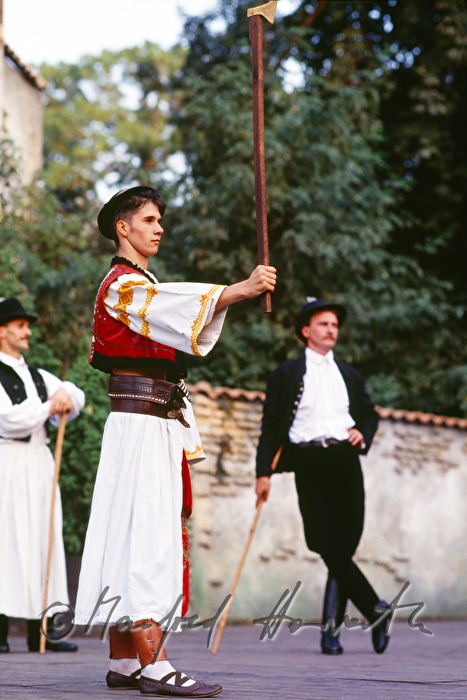 folk dancers at a festival