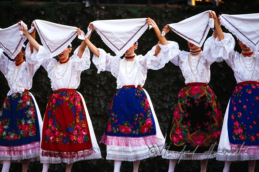 folk dancers at a festival