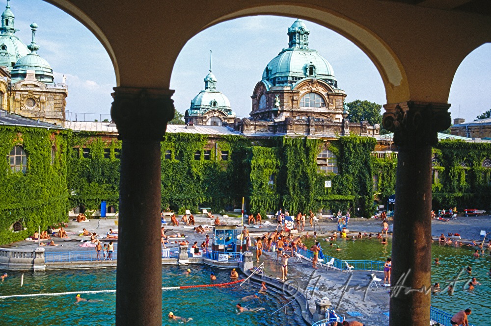swimming pool and arcades