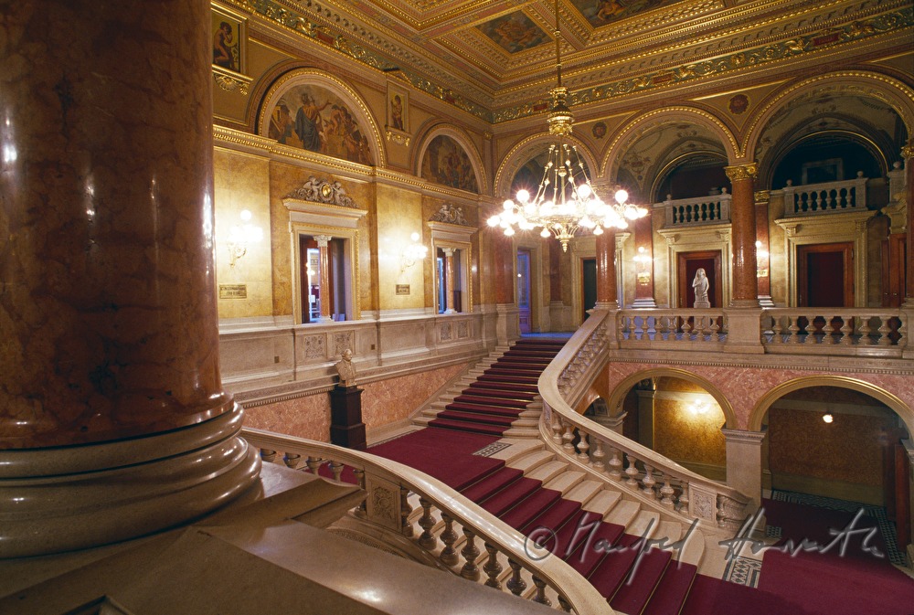 staircase to the upper level