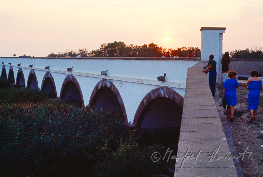 nine arches bridge over the river Theiss