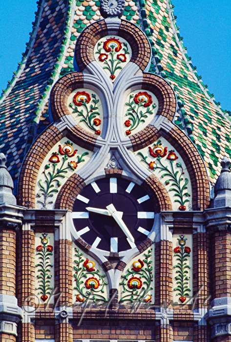 Art Nouveau town hall from 1911 designed by Józef Vass