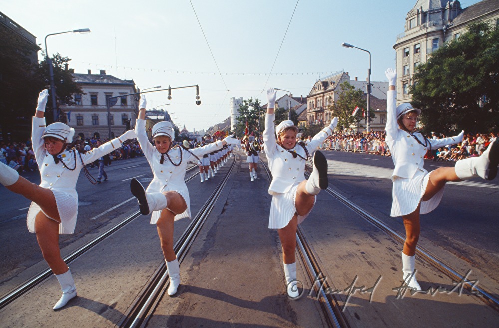 dancers at the flower carneval