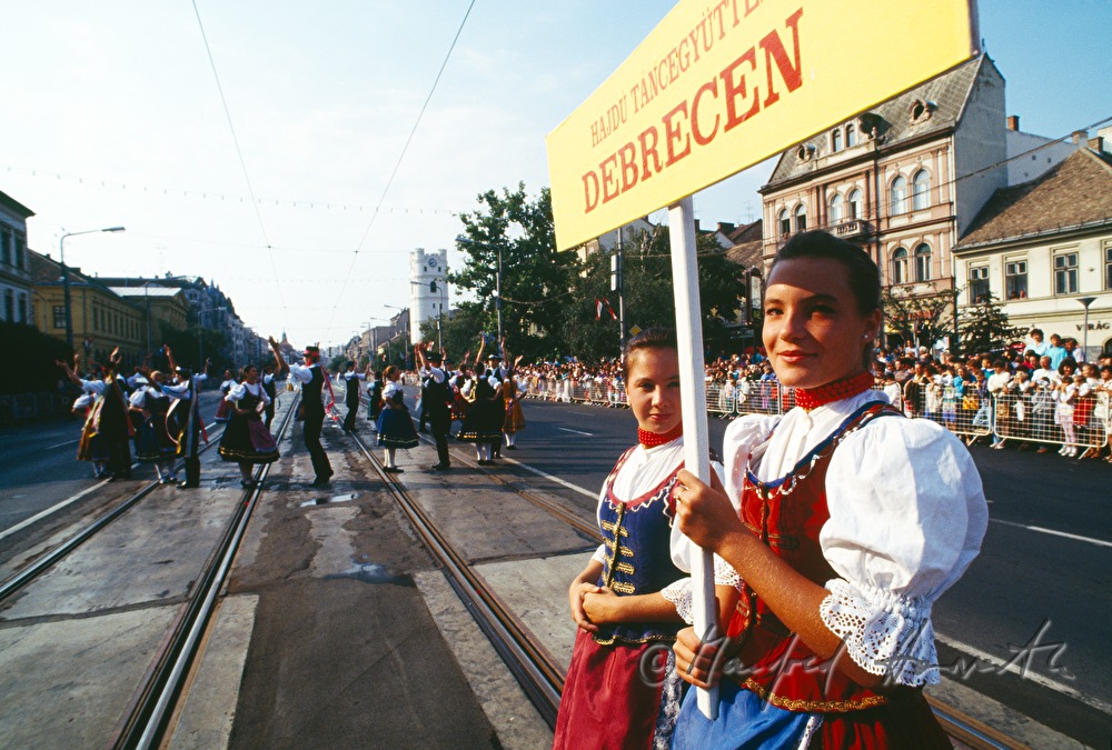 dancers at the flower carneval
