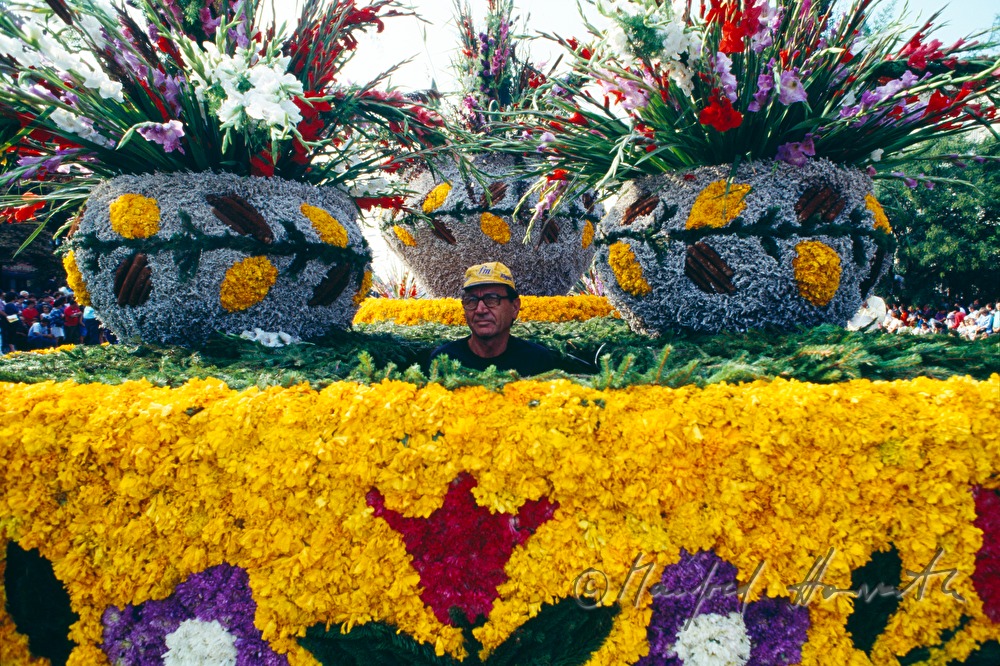 parade wagon at the Flower Carneval