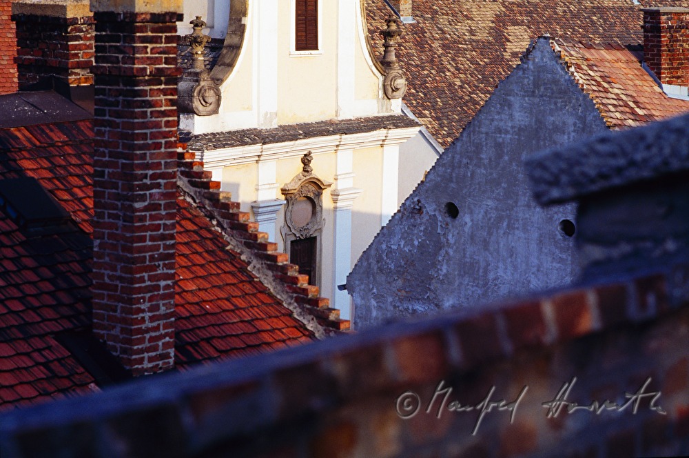 roofs and detail of the church