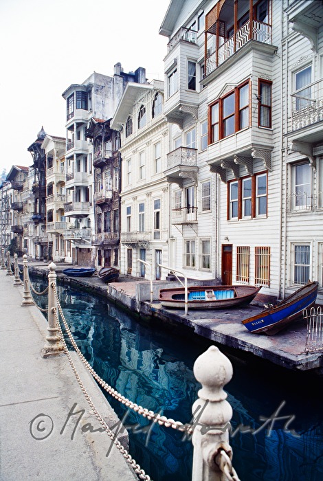 ensemble of wooden Ottoman mansions