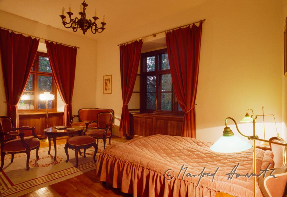 room with baroque furniture