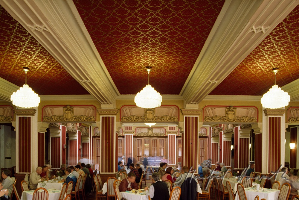 dining room - guests on the tables