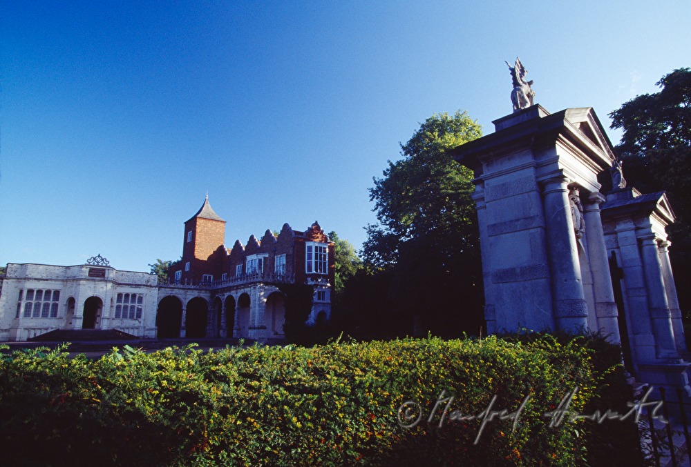 formal gardens with Holland House