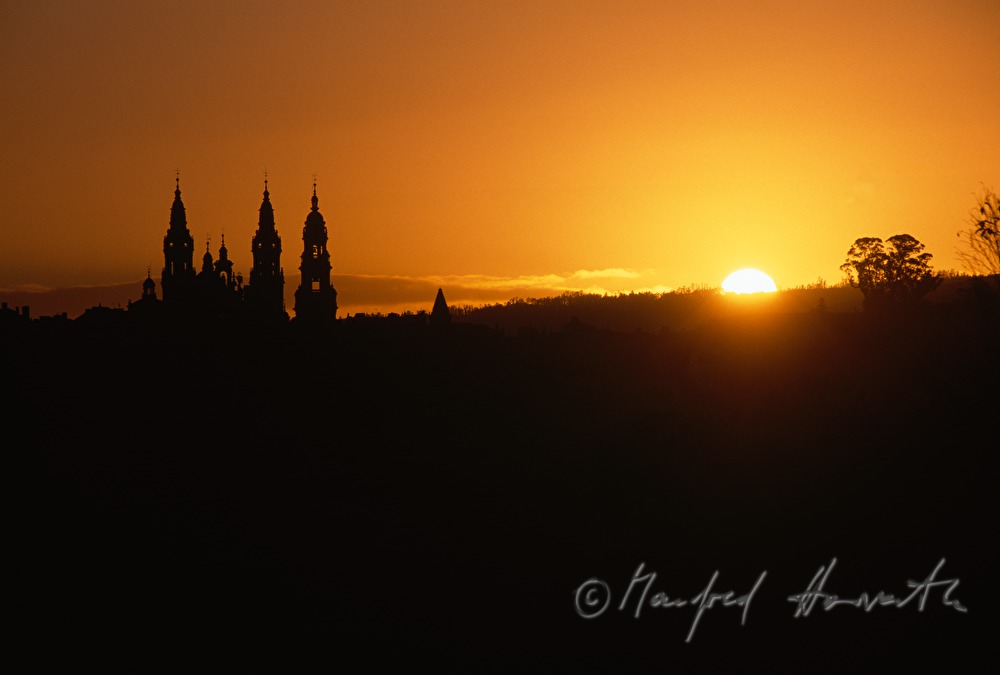sunrise over the city