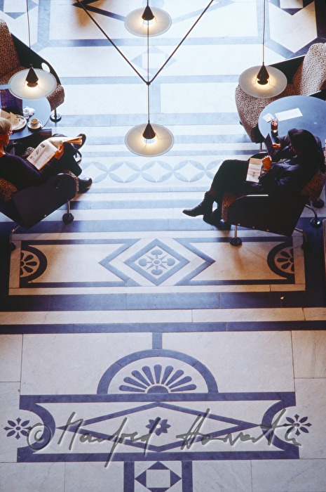 cafe in the foyer