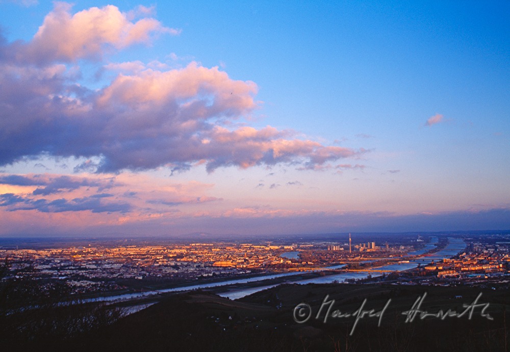 view from Kahlenberg to Floridsdorf