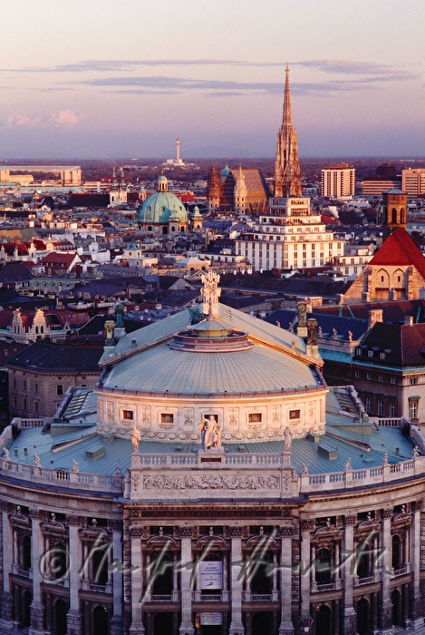 view from the townhall to Ringstrasse