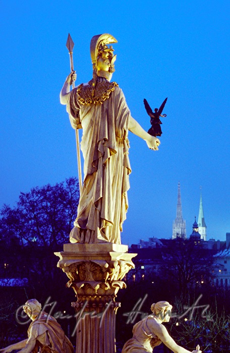 Pallas Athene (Parliament) and Saint Stephen's Cathedral