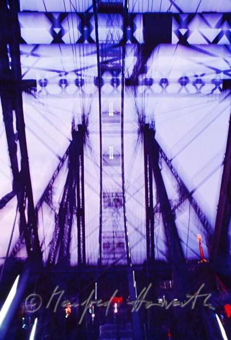 Wiener Riesenrad, view into the mounting