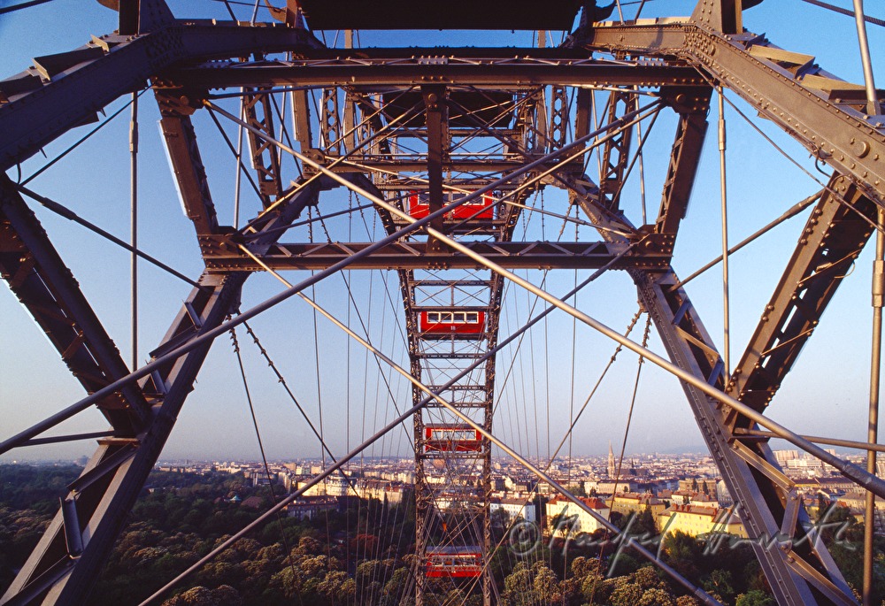 Wiener Riesenrad, view to the Prater Alley