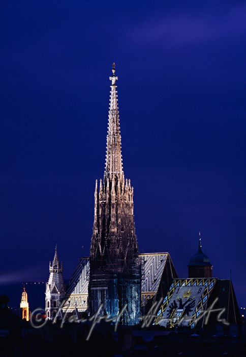 in evening illumination