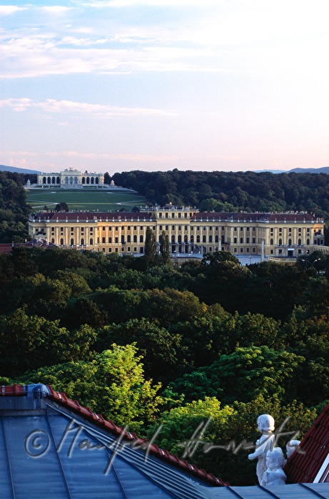 park, castle and Gloriette