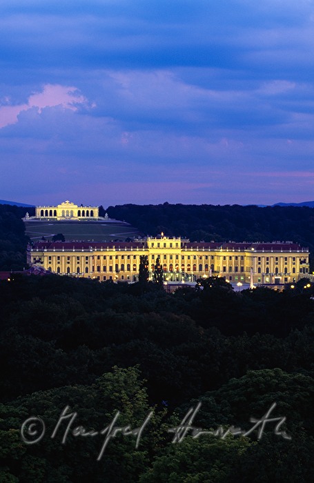 park, castle and Gloriette