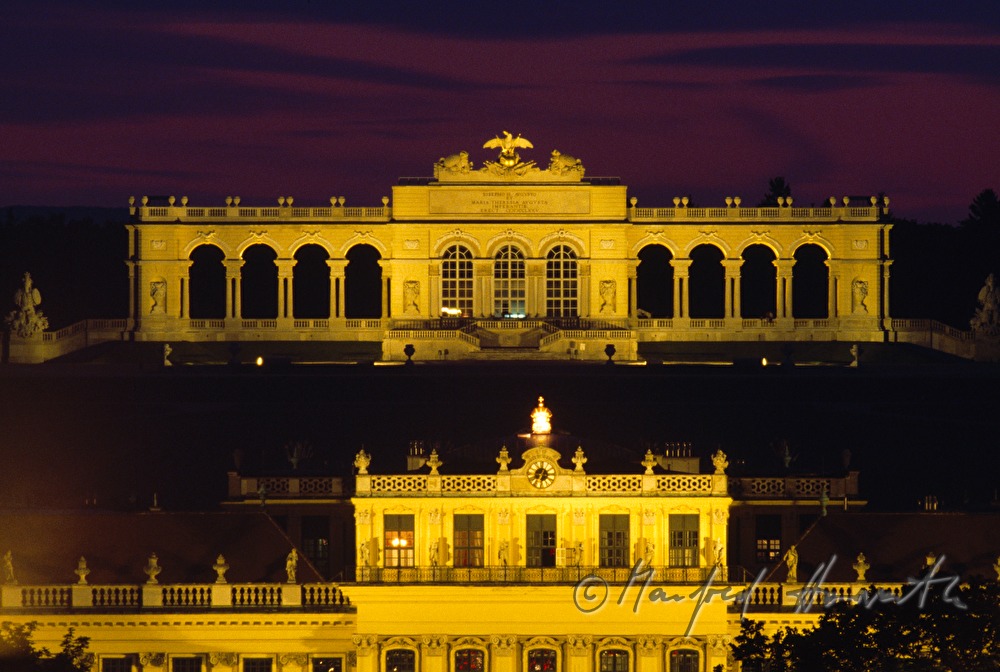 park, castle and Gloriette