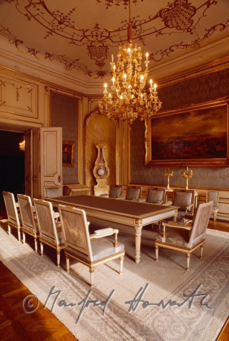 assembly room with conference table