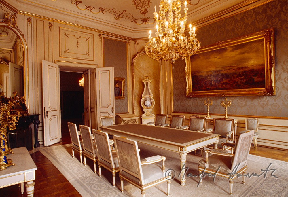 assembly room with conference table