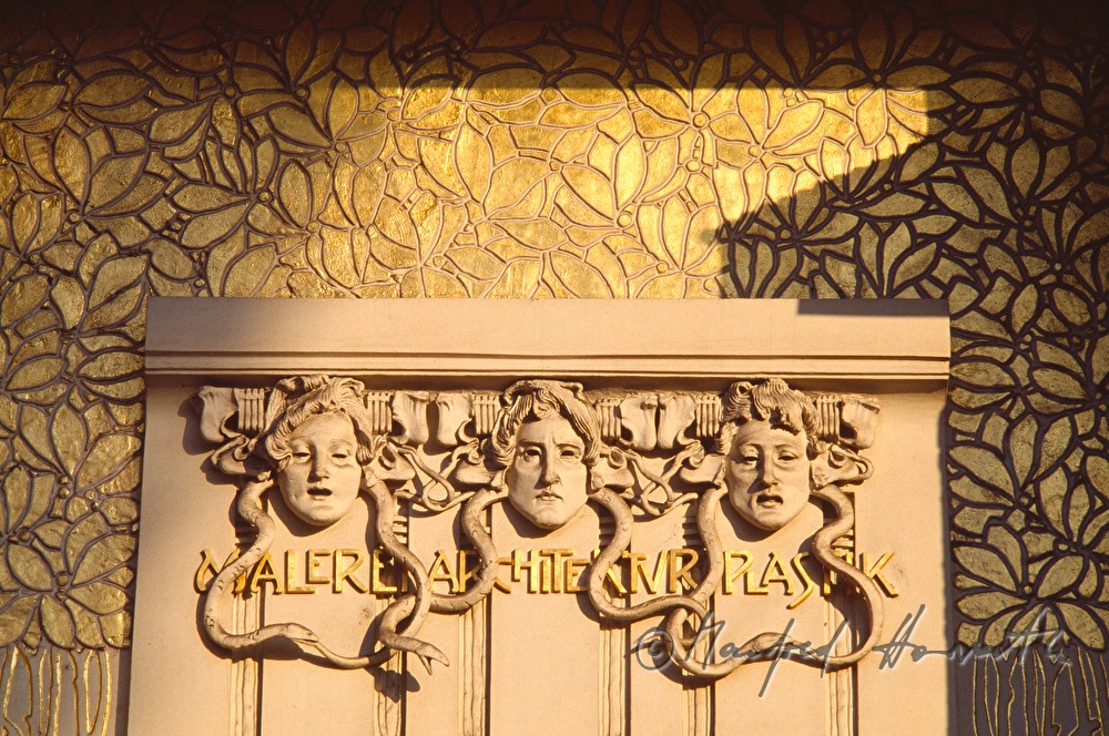 Gorgons over the entrance