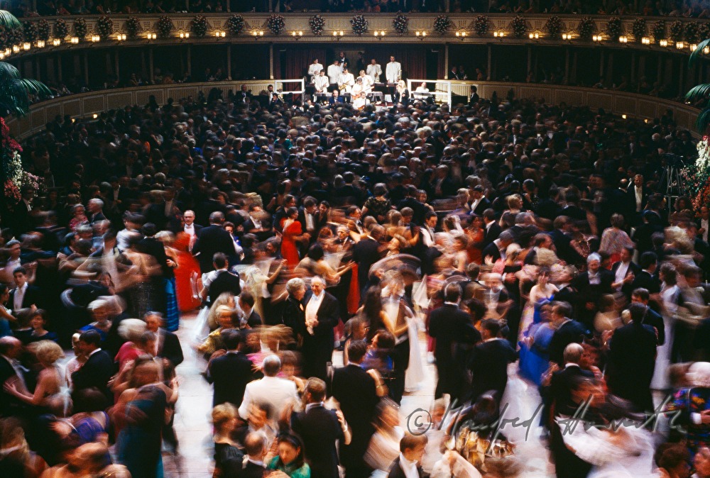 dancers at the opera ball dance the waltz