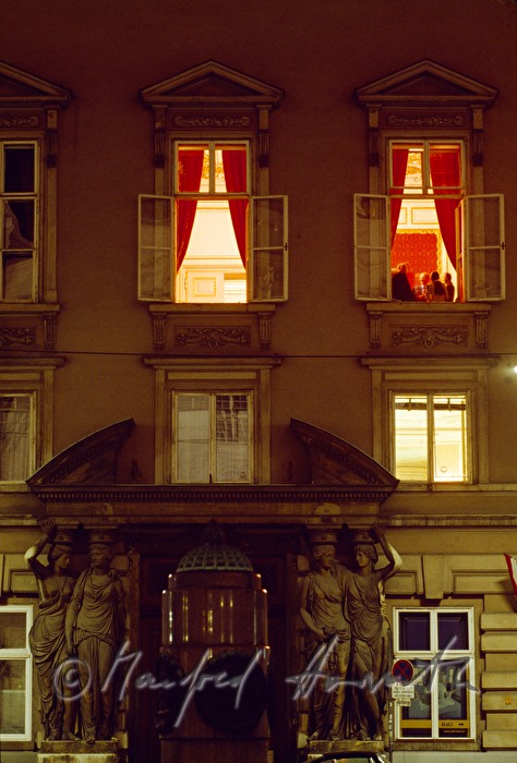 main fassade of the Palais Pallavicini