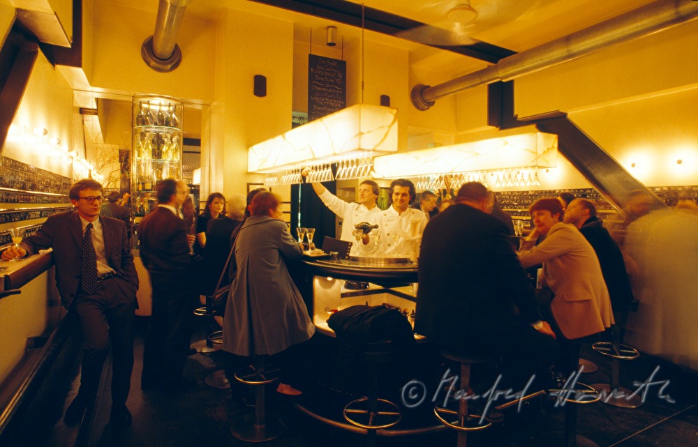visitors in the Reiss Bar