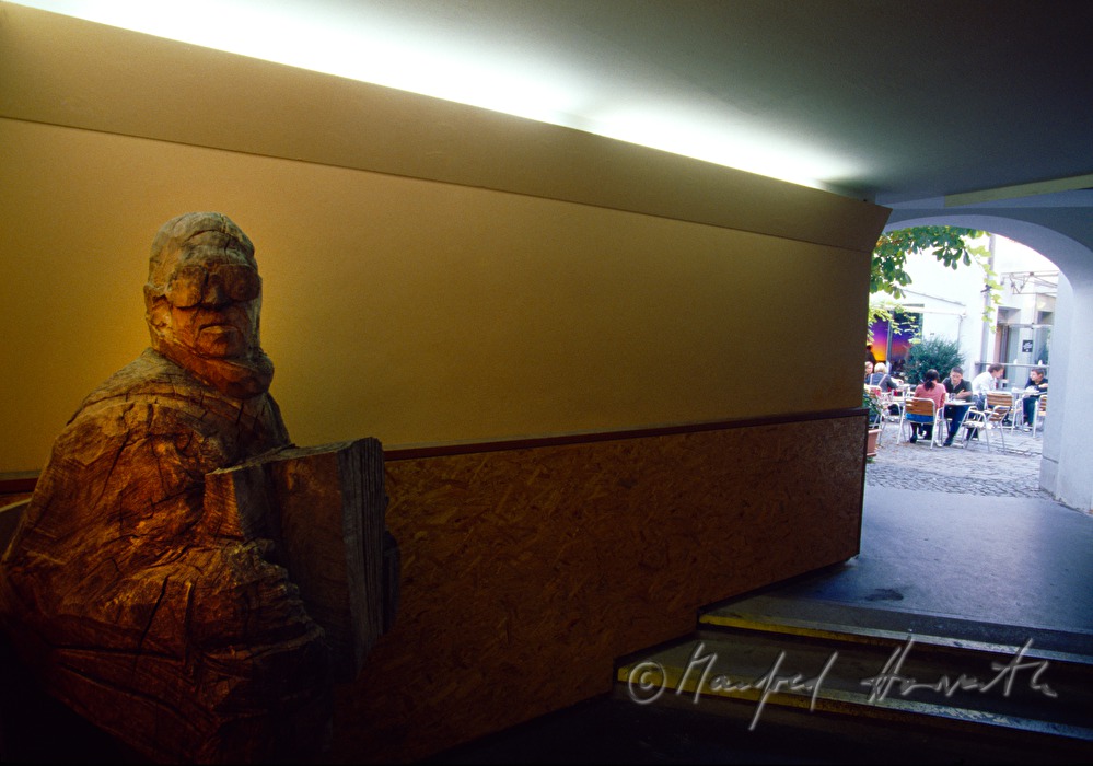 passageway to the pub 