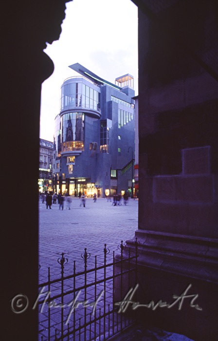 Haas Haus and St. Stephen's Cathedral (door)