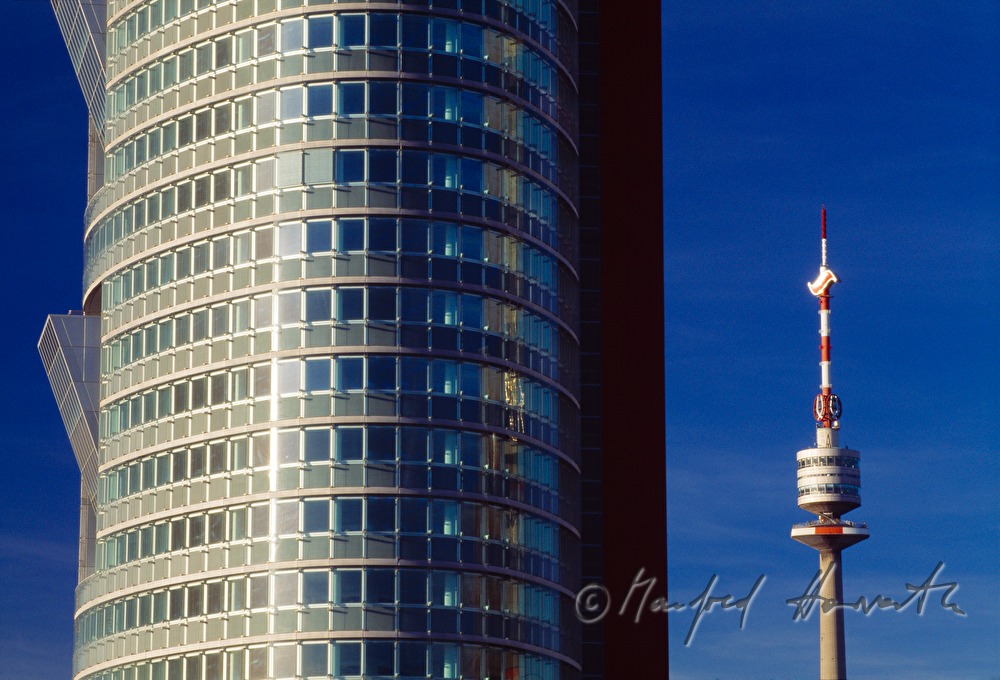 Andromeda Tower  and Donauturm