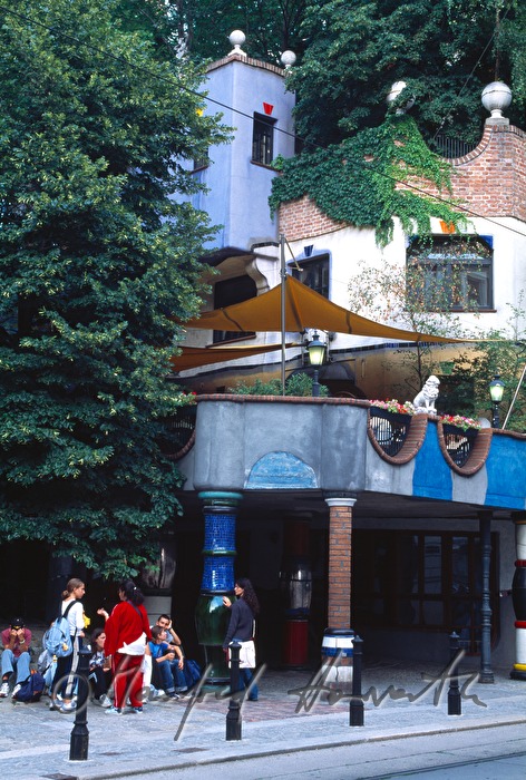 Hundertwasser apartment house