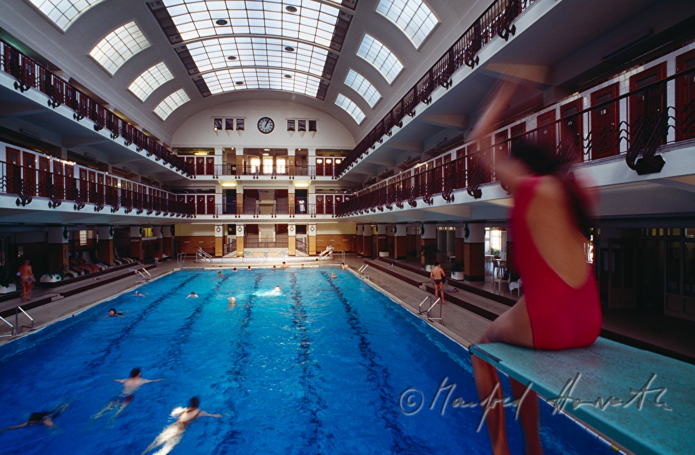 Amalienbad, indoor swimming pool