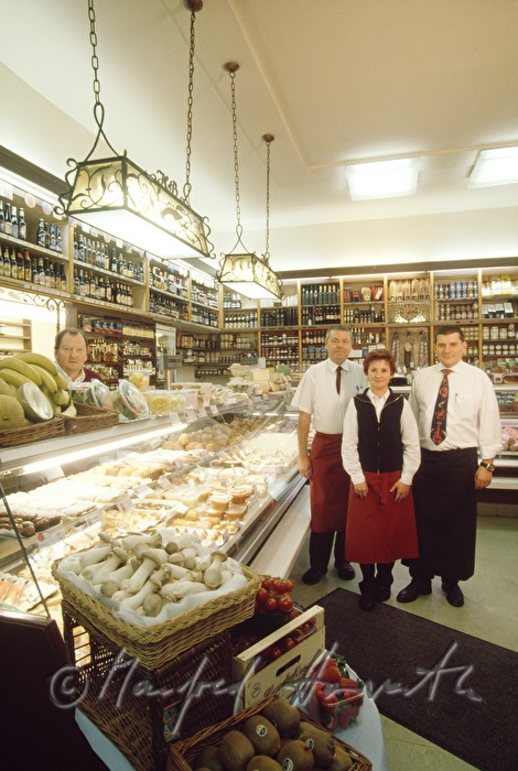 sales assistants near the display counter
