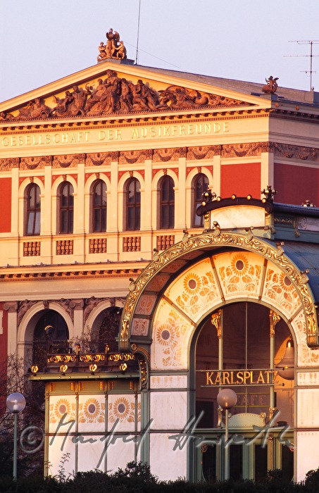 Otto Wagner Pavillon and Musikverein