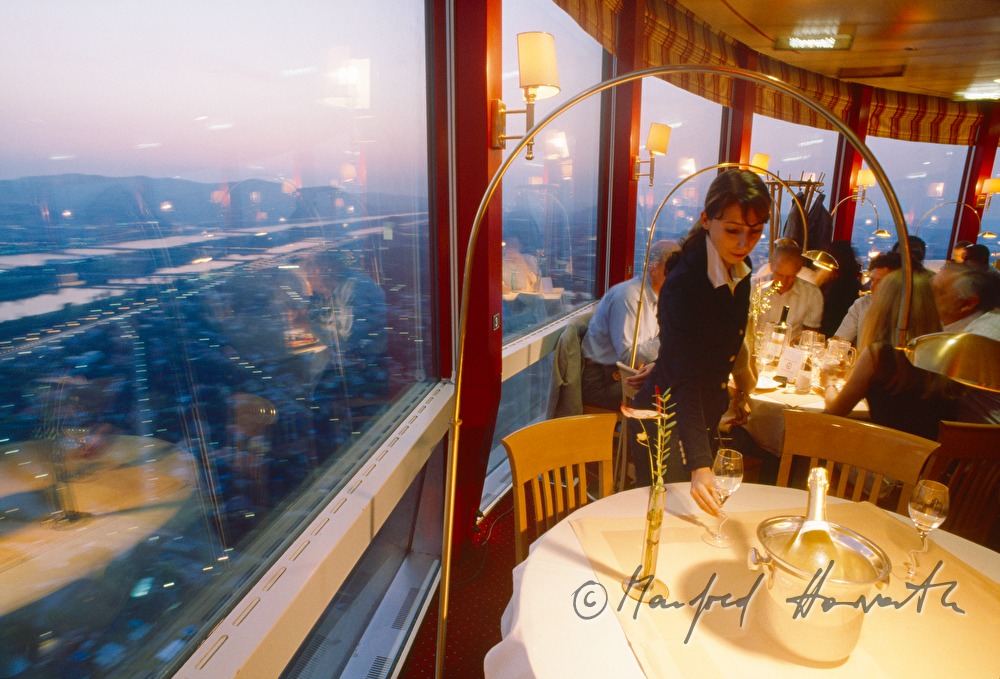 revolving restaurant at a height of 170 metres